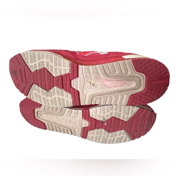 Red ASICS Gel Lyte III Men’s 10 Shoes Strawberries & Cream H64BK MINTY RARE - Picture 9 of 11
